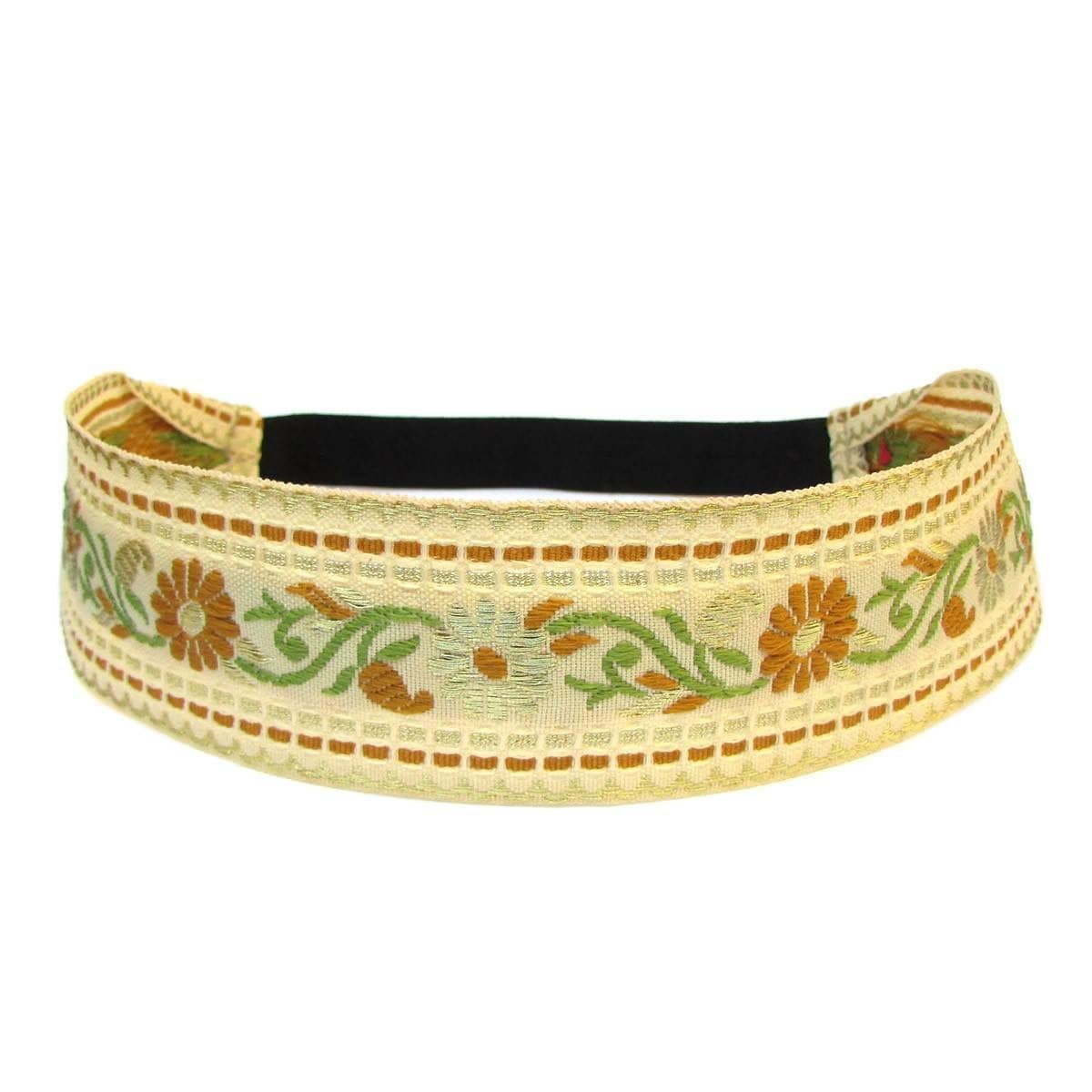 Headbands - Provence, Vintage Gold Flower Headband