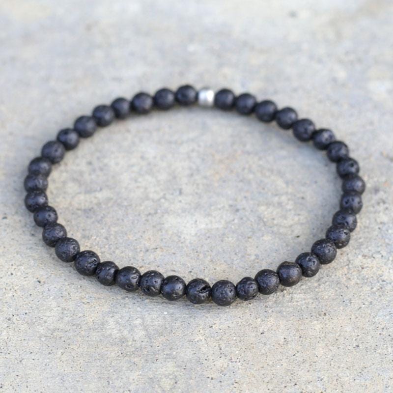 Lava Delicate Beaded Bracelet