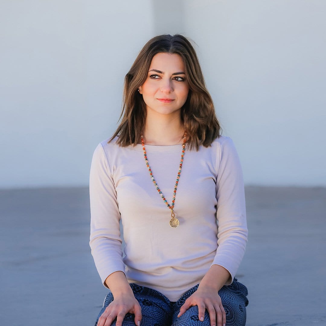 Necklaces - Carnelian And African Turquoise 'Stability And Change' Mala Necklace