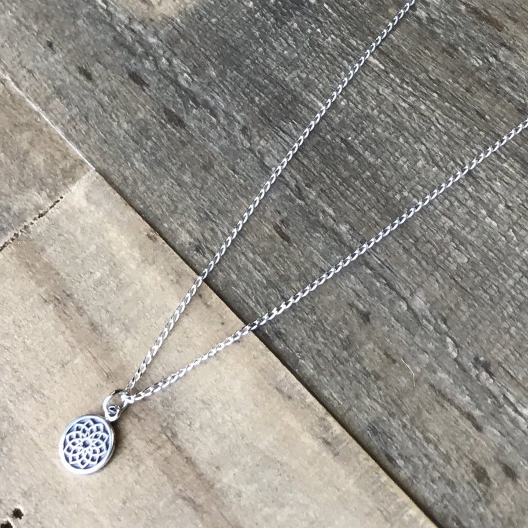 Necklaces - Crown Chakra Sterling Silver Chain Necklace