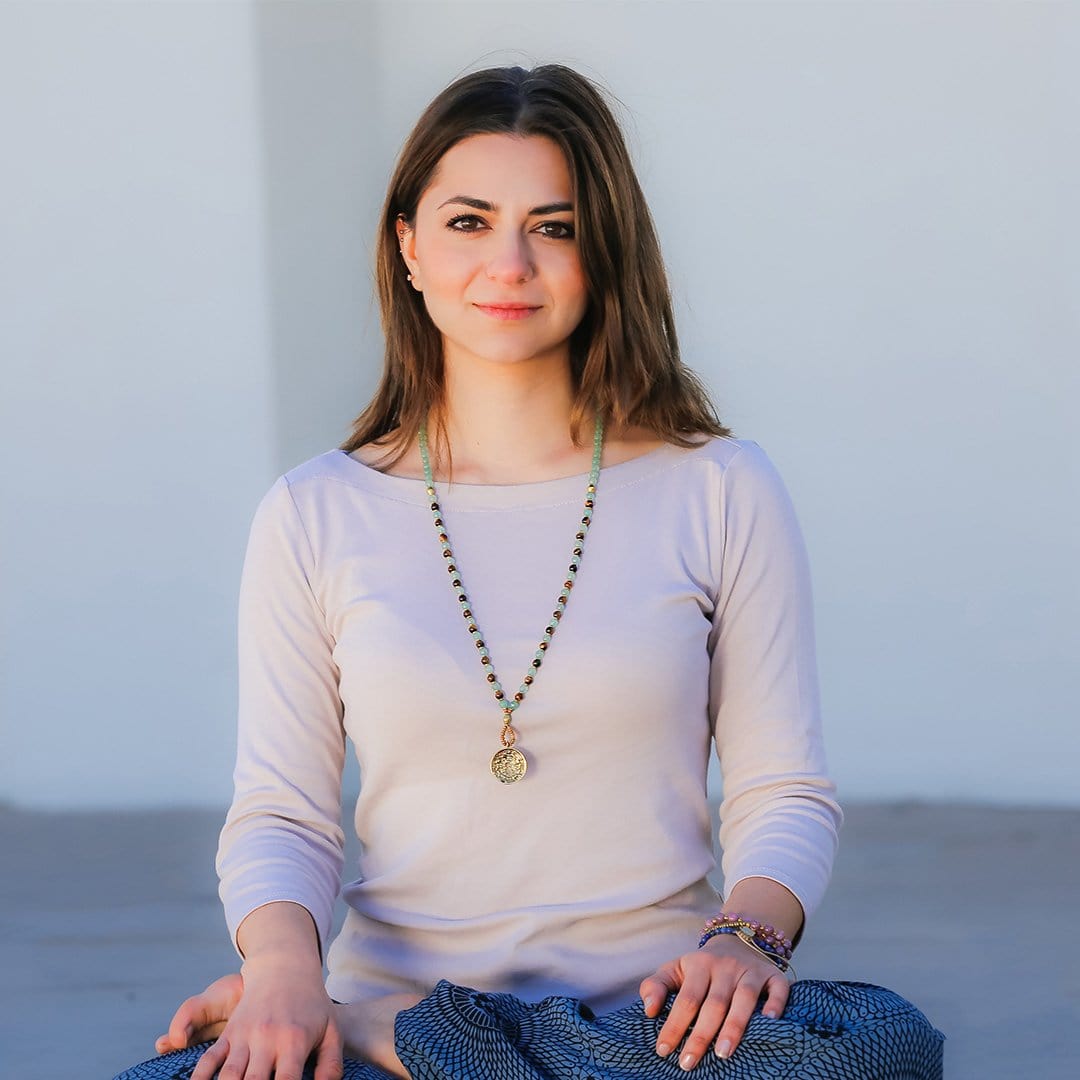 Necklaces - Luck And Prosperity, Aventurine And Tiger´s Eye Beaded Necklace With Tibetan Pendant, 108 Bead Mala