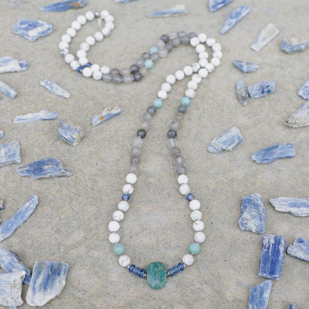 Necklaces - Renewal Gemstones Hand Knotted Mala Necklace