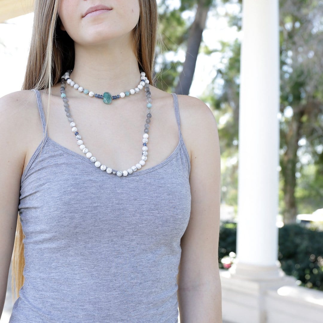 Necklaces - Renewal Gemstones Hand Knotted Mala Necklace