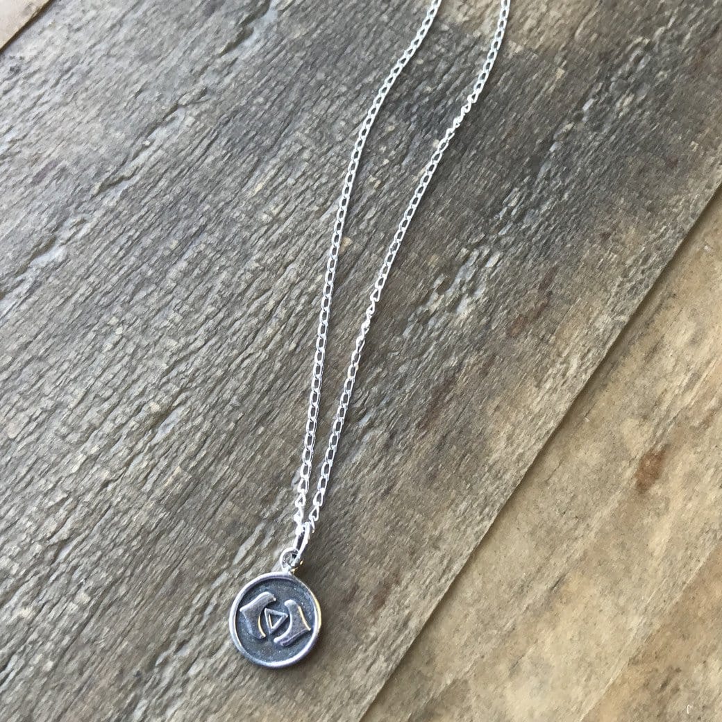 Necklaces - Third Eye Chakra Sterling Silver Chain Necklace