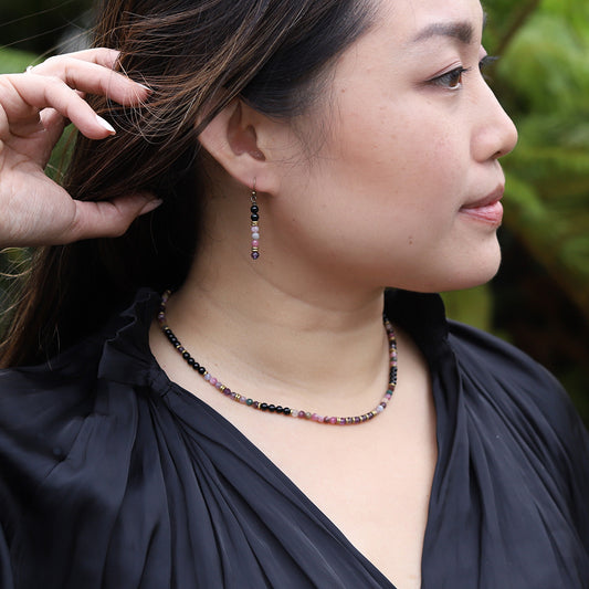 "Protection and Good Energy" Tourmaline Earrings